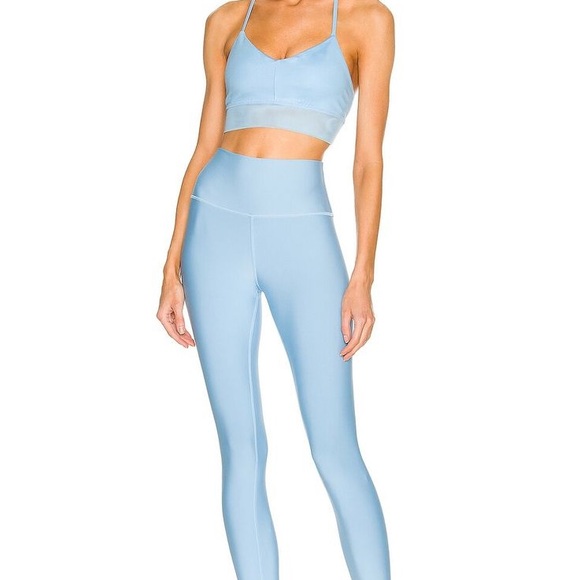Alo Light Blue Airlift Leggings - Picture 2 of 4